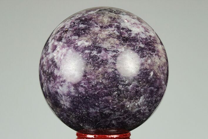 Sparkly, Purple Lepidolite Sphere - Madagascar #191486